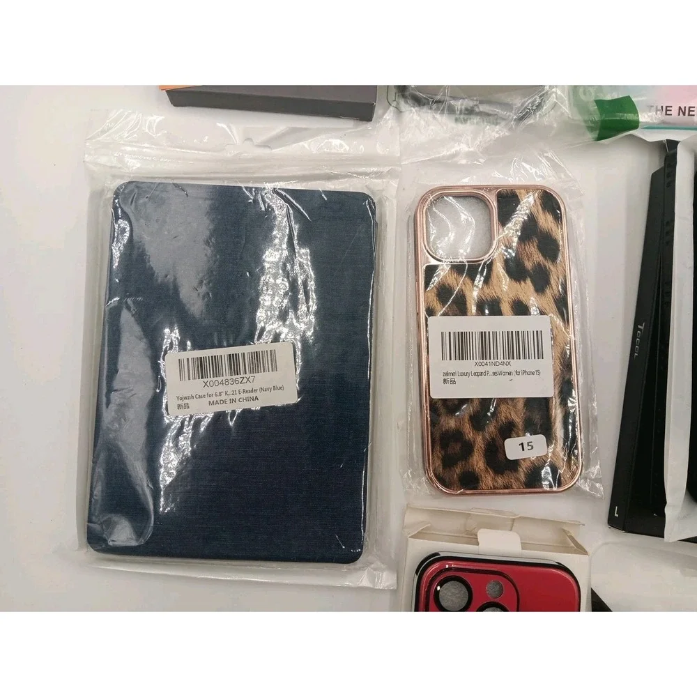 Assorted LOT of 10 Mixed Cell Phone Cases‎ Mostly iphone & 6.8